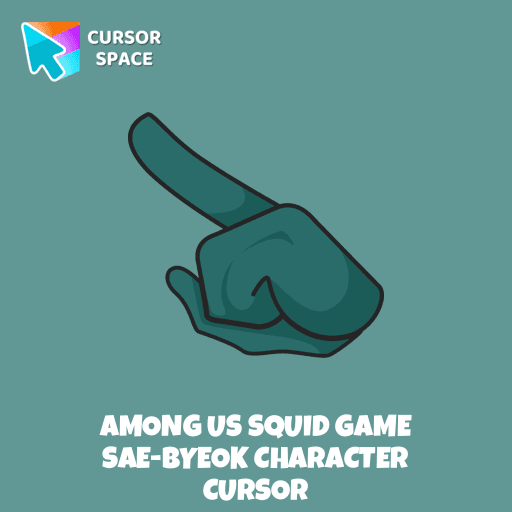 Among Us Squid Game Sae-Byeok Character cursor
