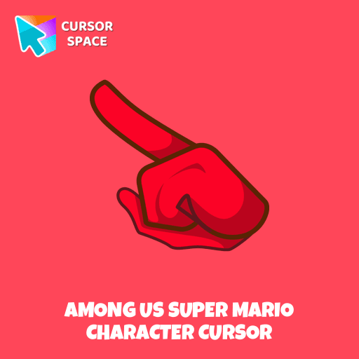 Among Us Super Mario Character cursor